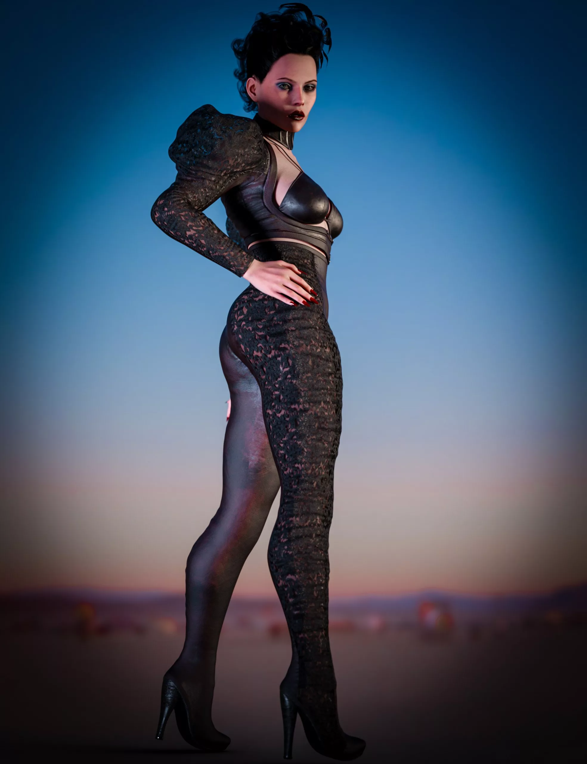 dForce CB Hesperia Clothing Set For Genesis 9