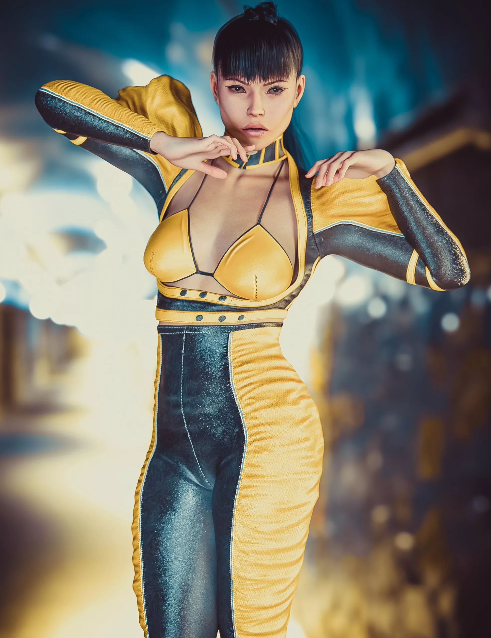 dForce CB Hesperia Clothing Set Texture Expansion