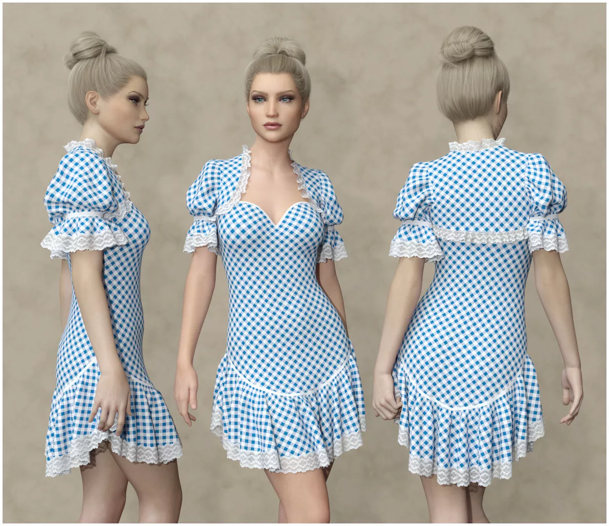 dForce - Charlotta Outfit for G8F& G8.1F