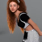 PA Jenny Hair for Genesis 9