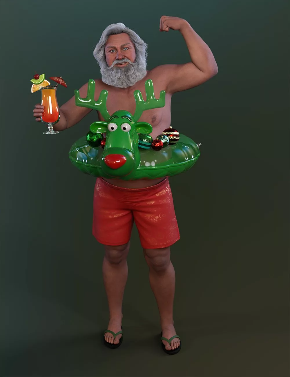 dForce Summer Santa Textures