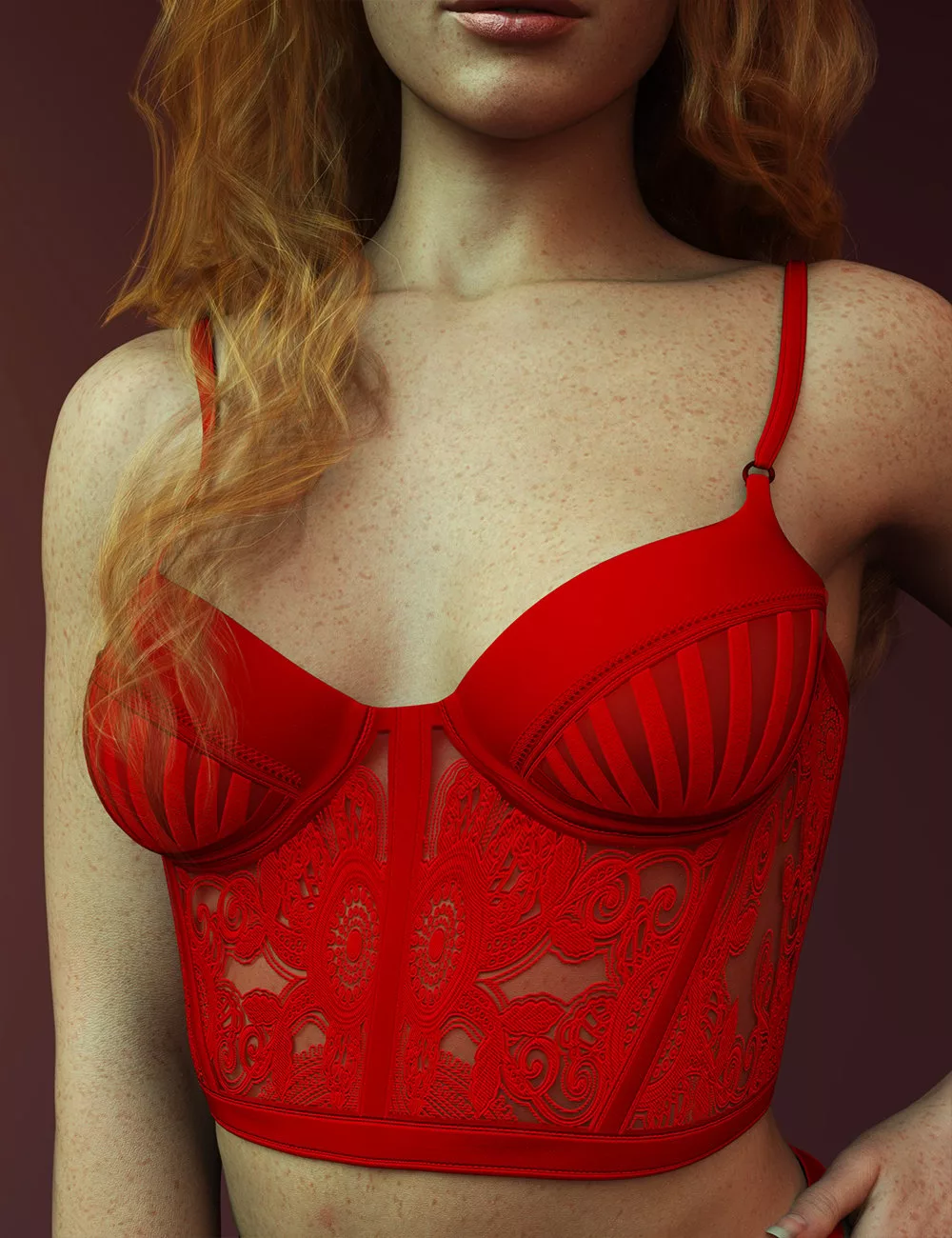 X-Fashion In Cute Lingerie for Genesis 9