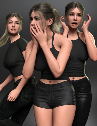 zfearandpanicposecollectionforgenesis9and800maindaz3d