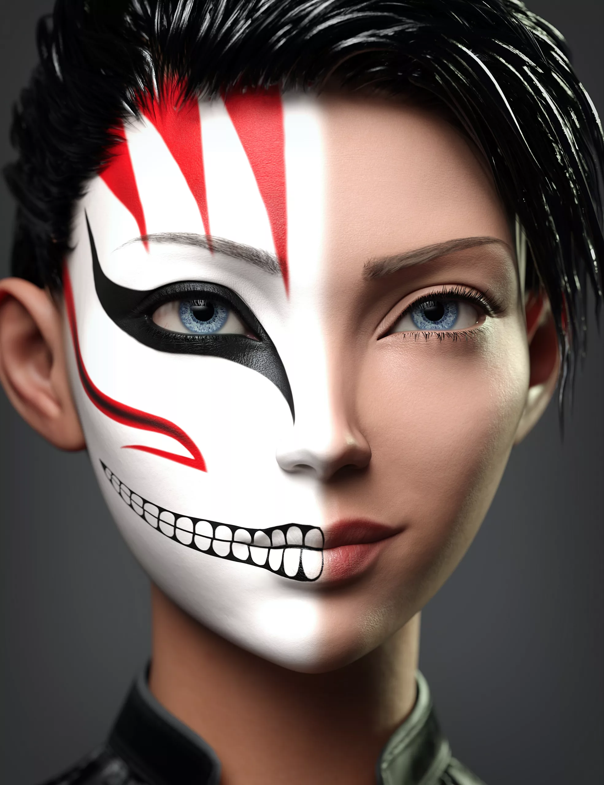 Kiri 9 HD Dark Alt Makeup Add-On
