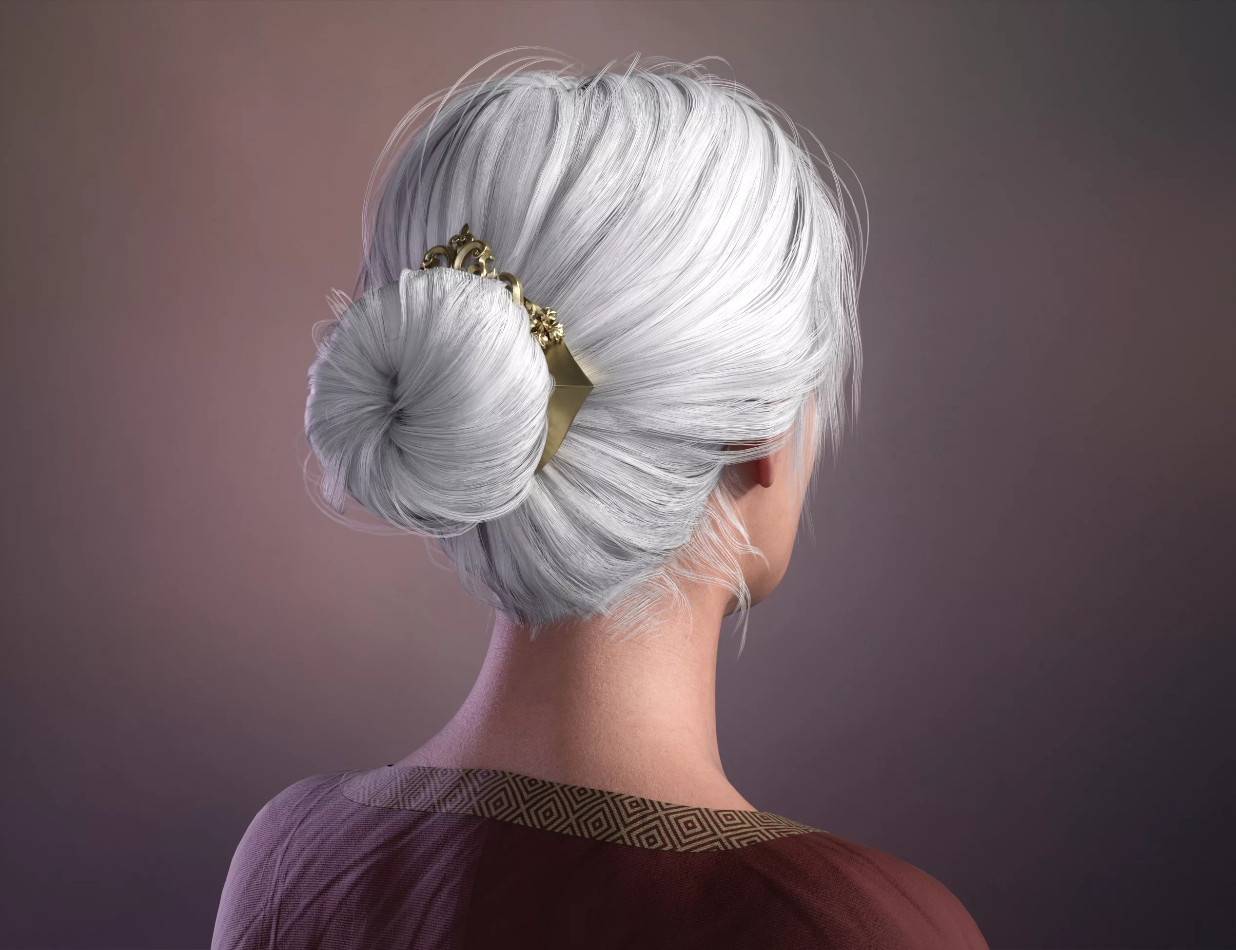 LNY Queen Isadora Hair for Genesis 9