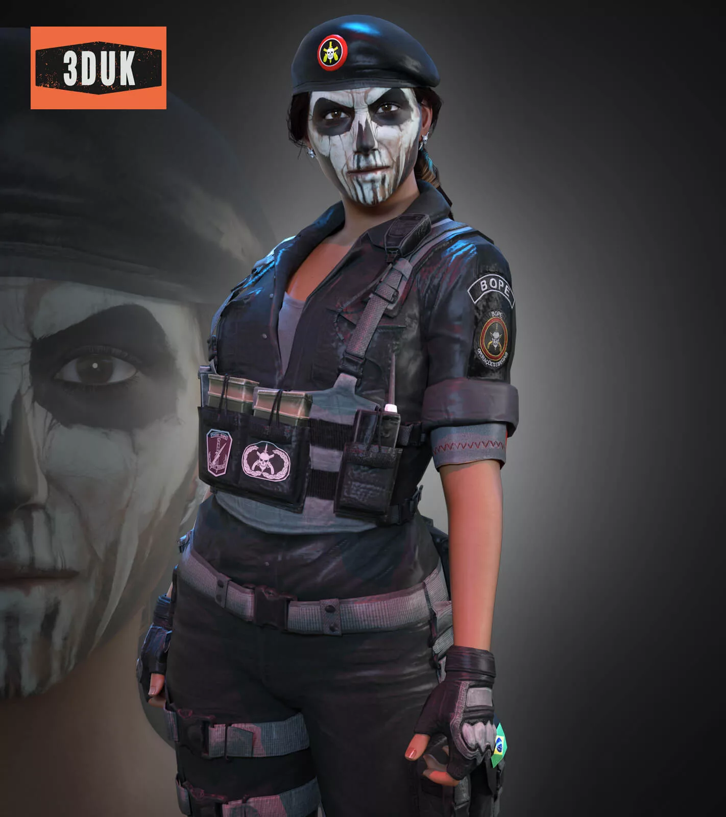 Taina "Caveira" Pereira For G8F