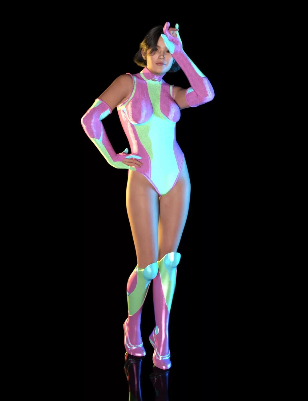 Cyber Punk 0000 - Sigma Suit for Genesis 9