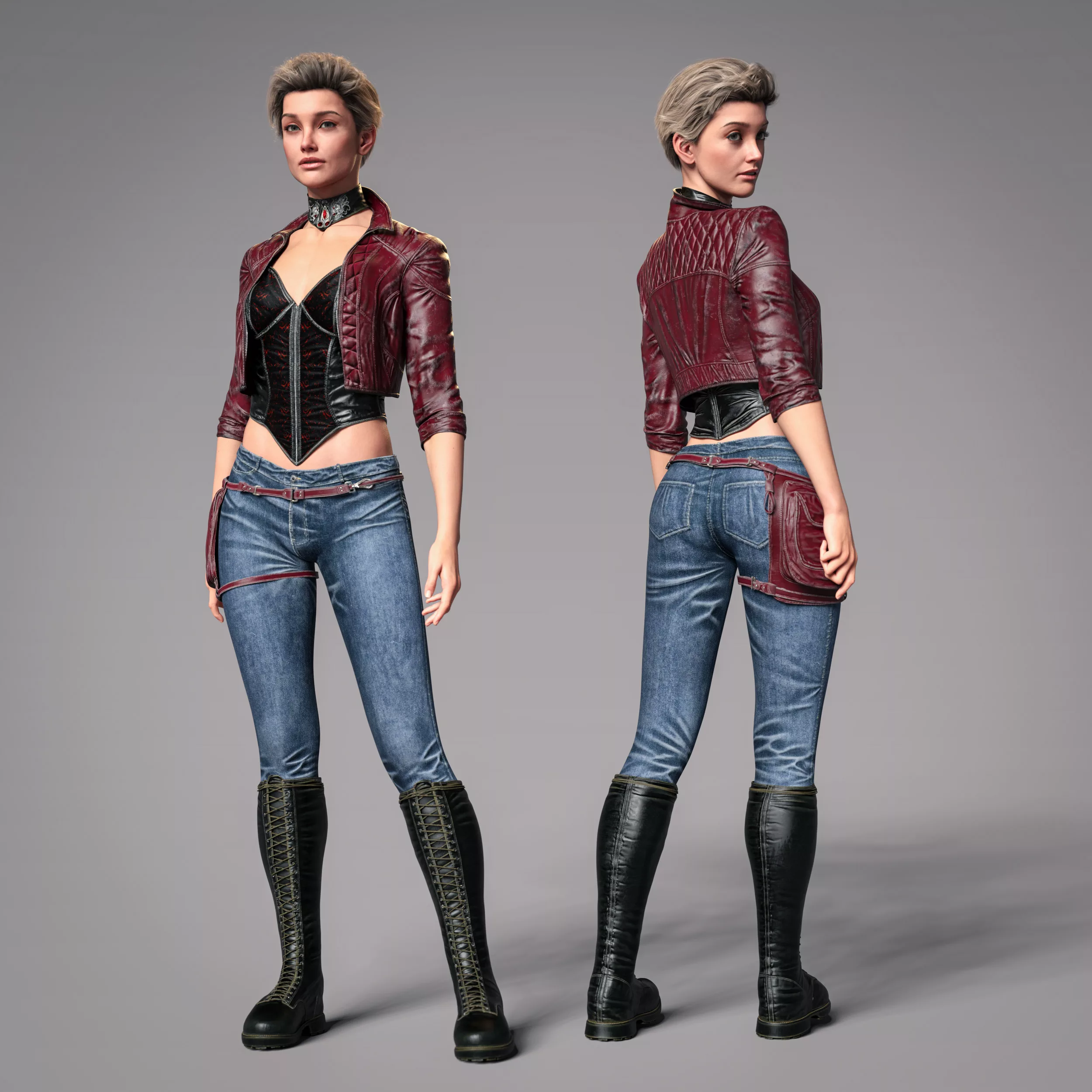 dForce Souls Keep Outfit for Genesis 9