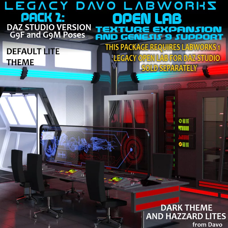 Legacy Labworks 1 OPEN LAB Texture Expansion and G9 Support for DS