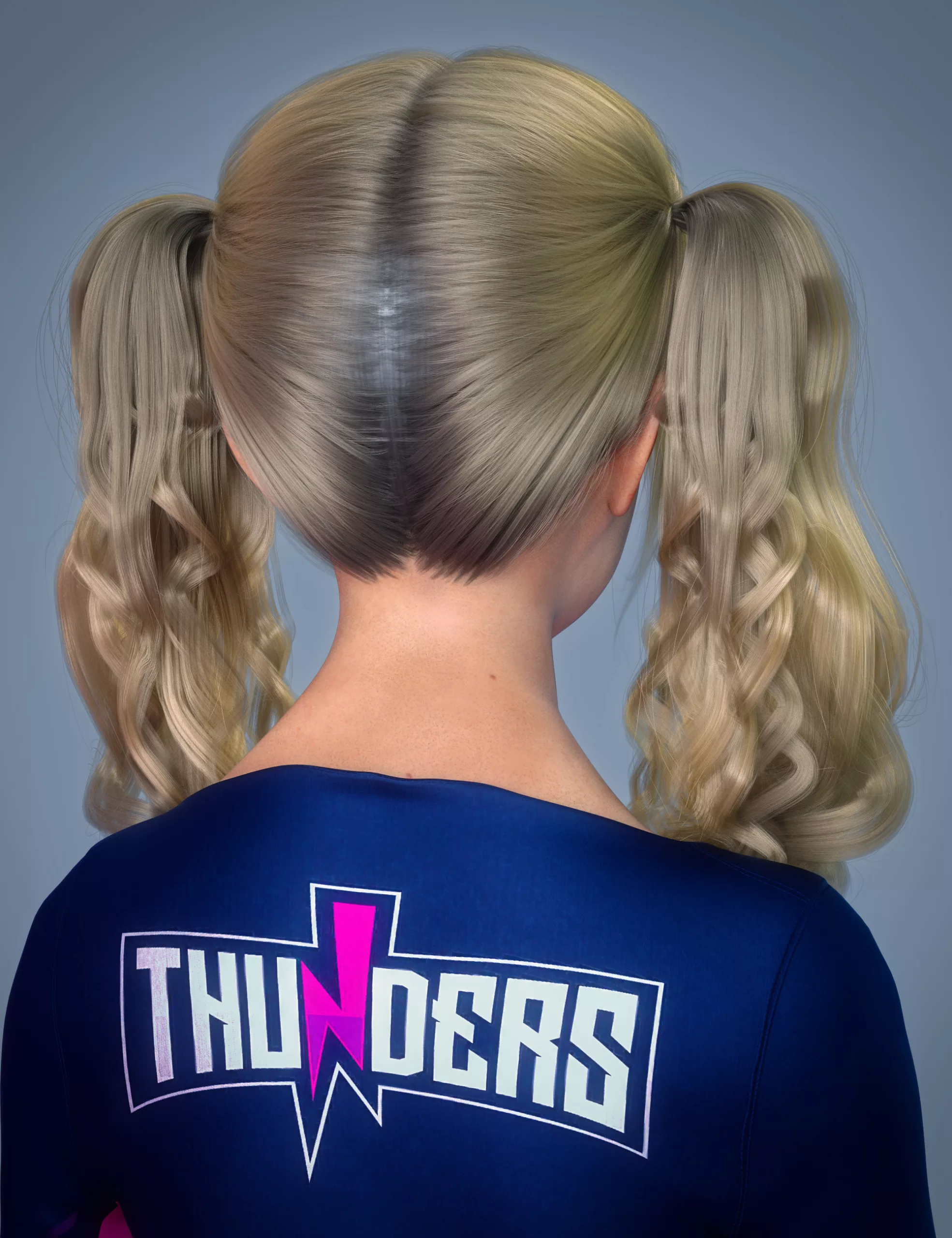 Qan Hair for Genesis 9