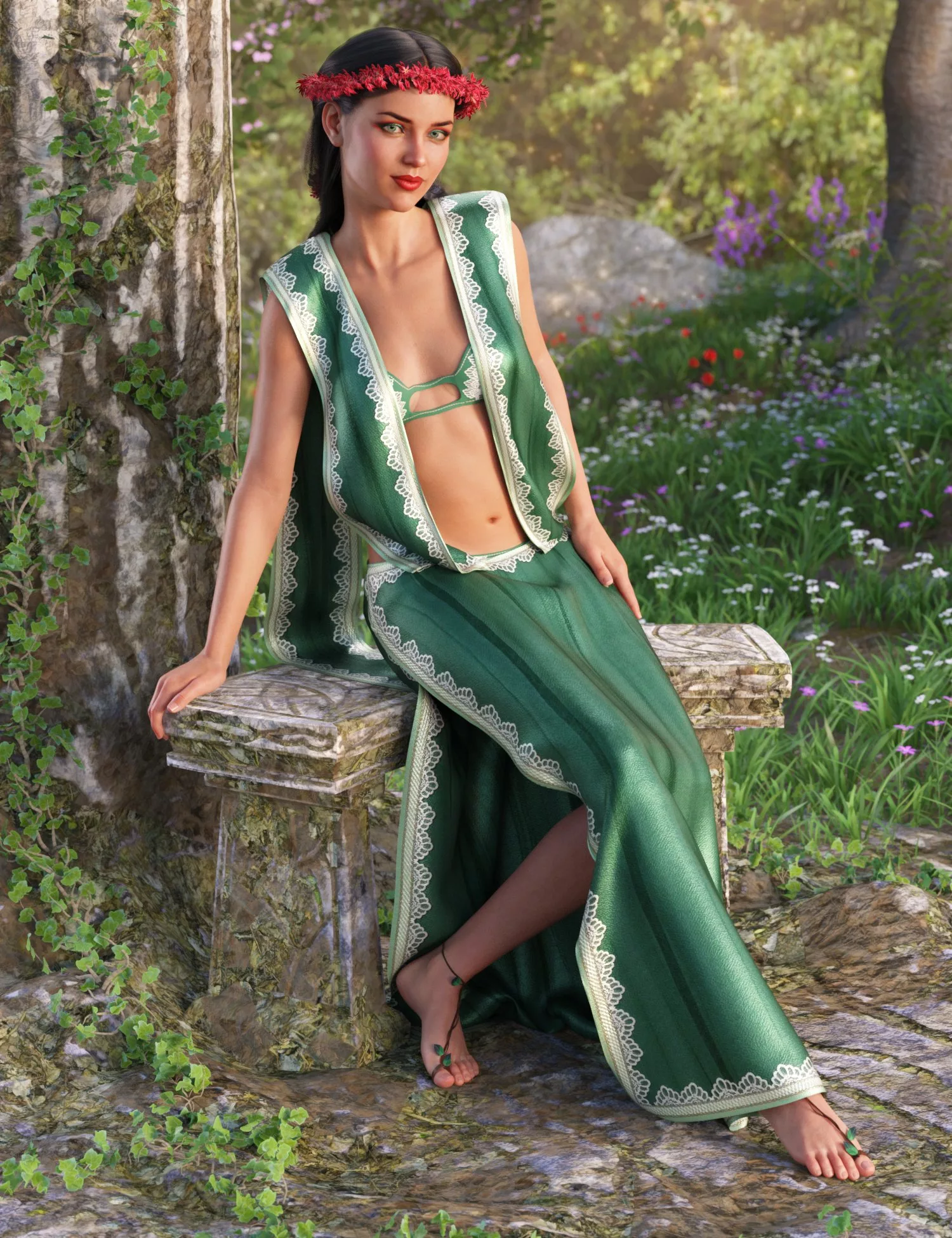 dForce Nature Deity Set for Genesis 8 Females