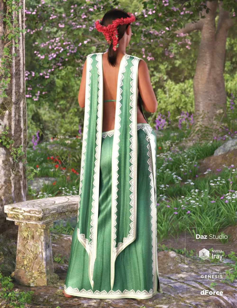 dForce Nature Deity Set for Genesis 8 Females