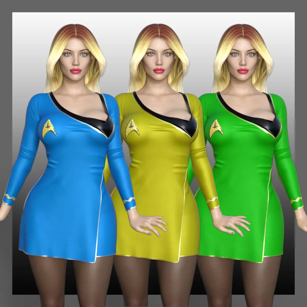 dForce Star Trek Dress G8F/G8.1F
