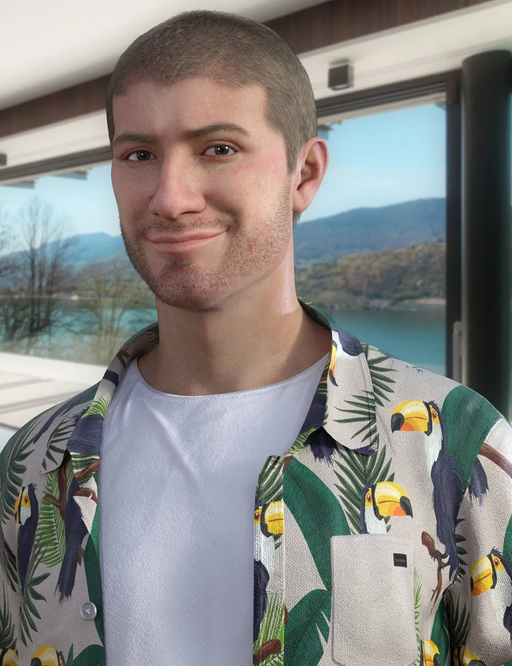 Ash Hair for Genesis 9