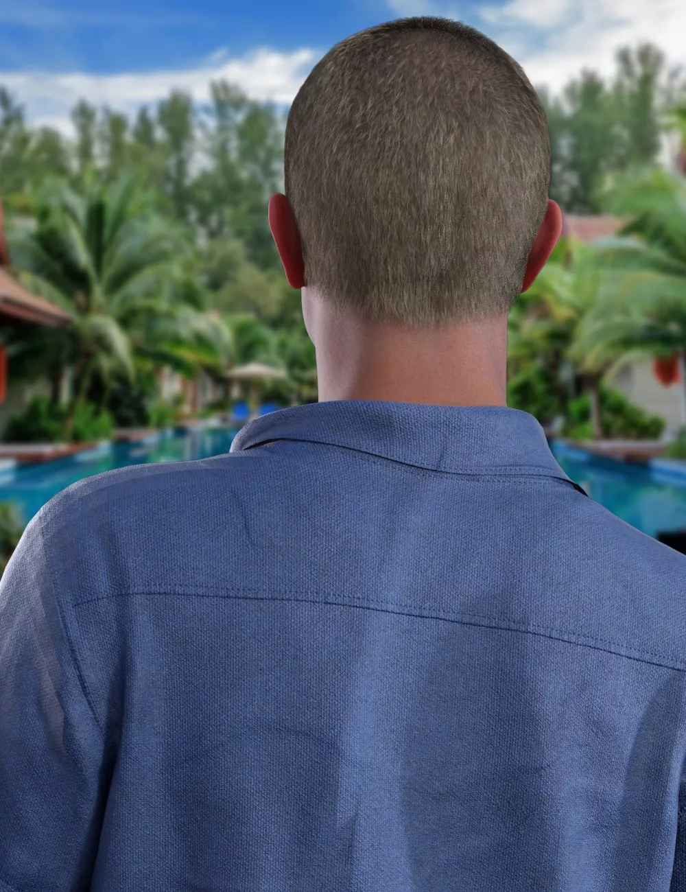 Ash Hair for Genesis 9