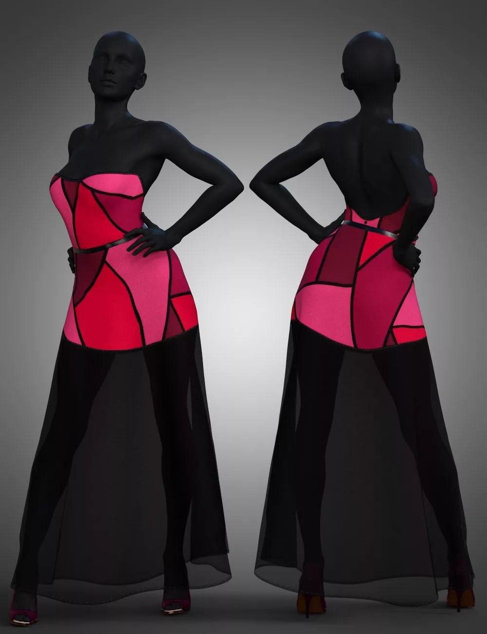 dForce Gala Dress Textures