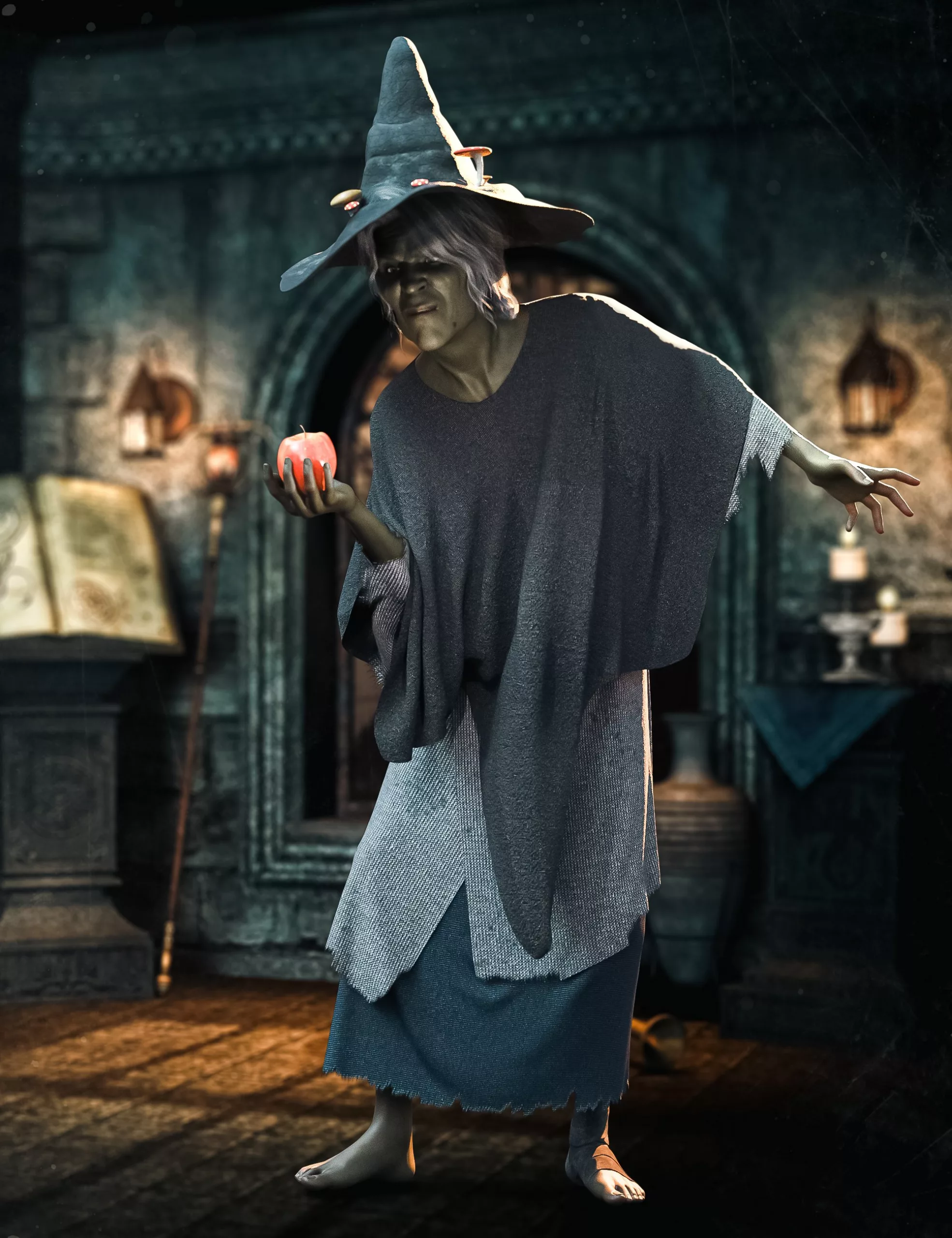 dForce Wicked Witch Outfit Texture Add-on