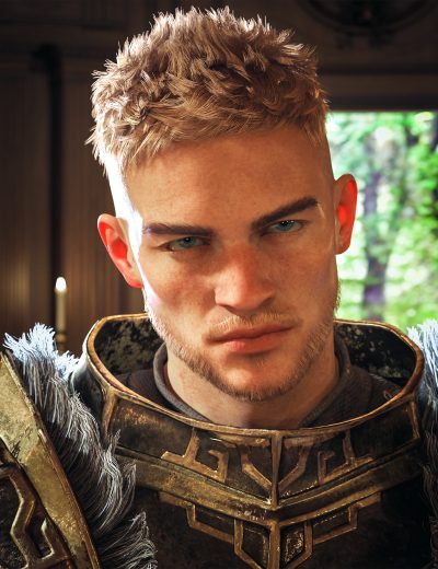 hsfadewithspikehairandbeardforgenesis9genesis8and81males00maindaz3d