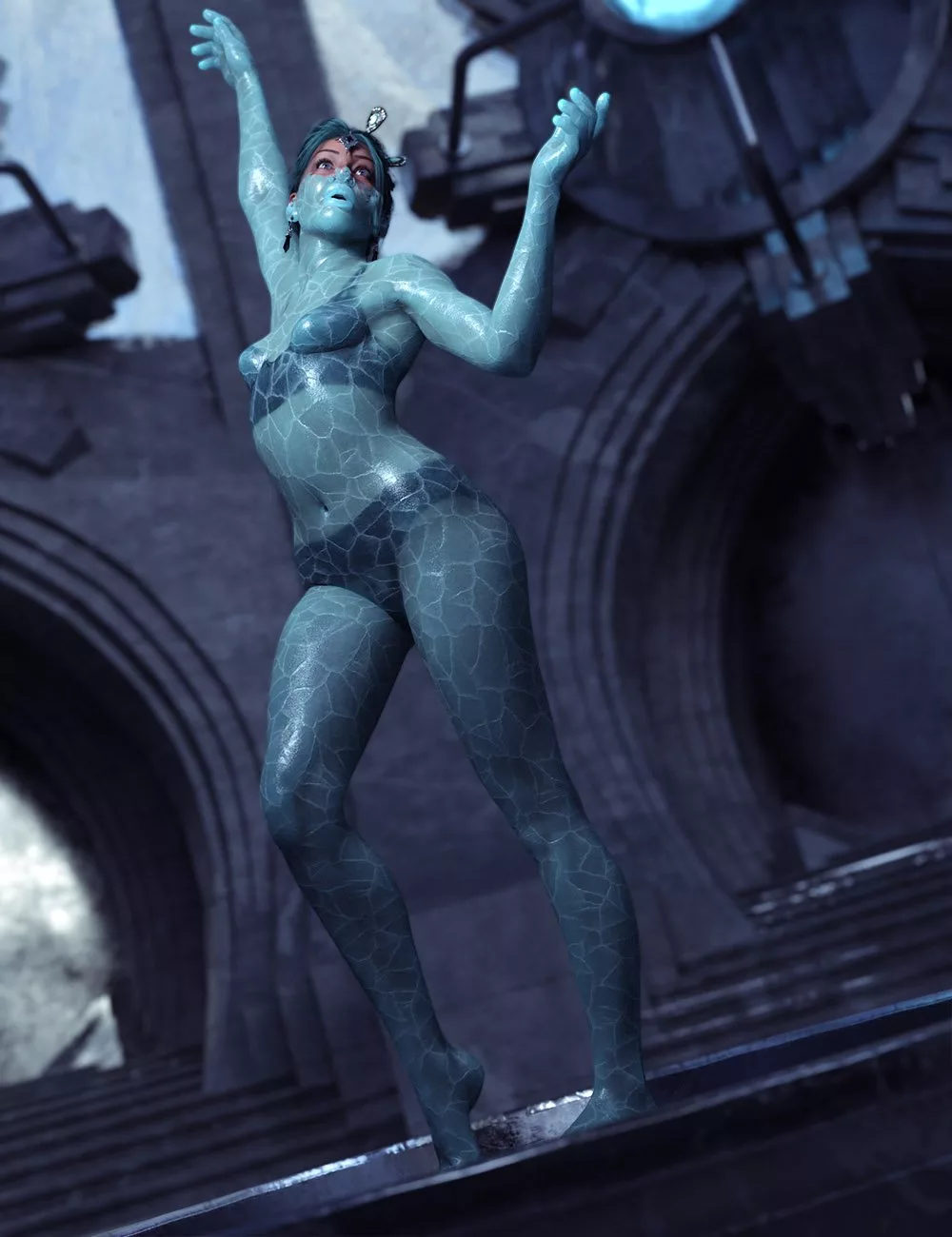 Ice and Snow Skin Builder Genesis 9