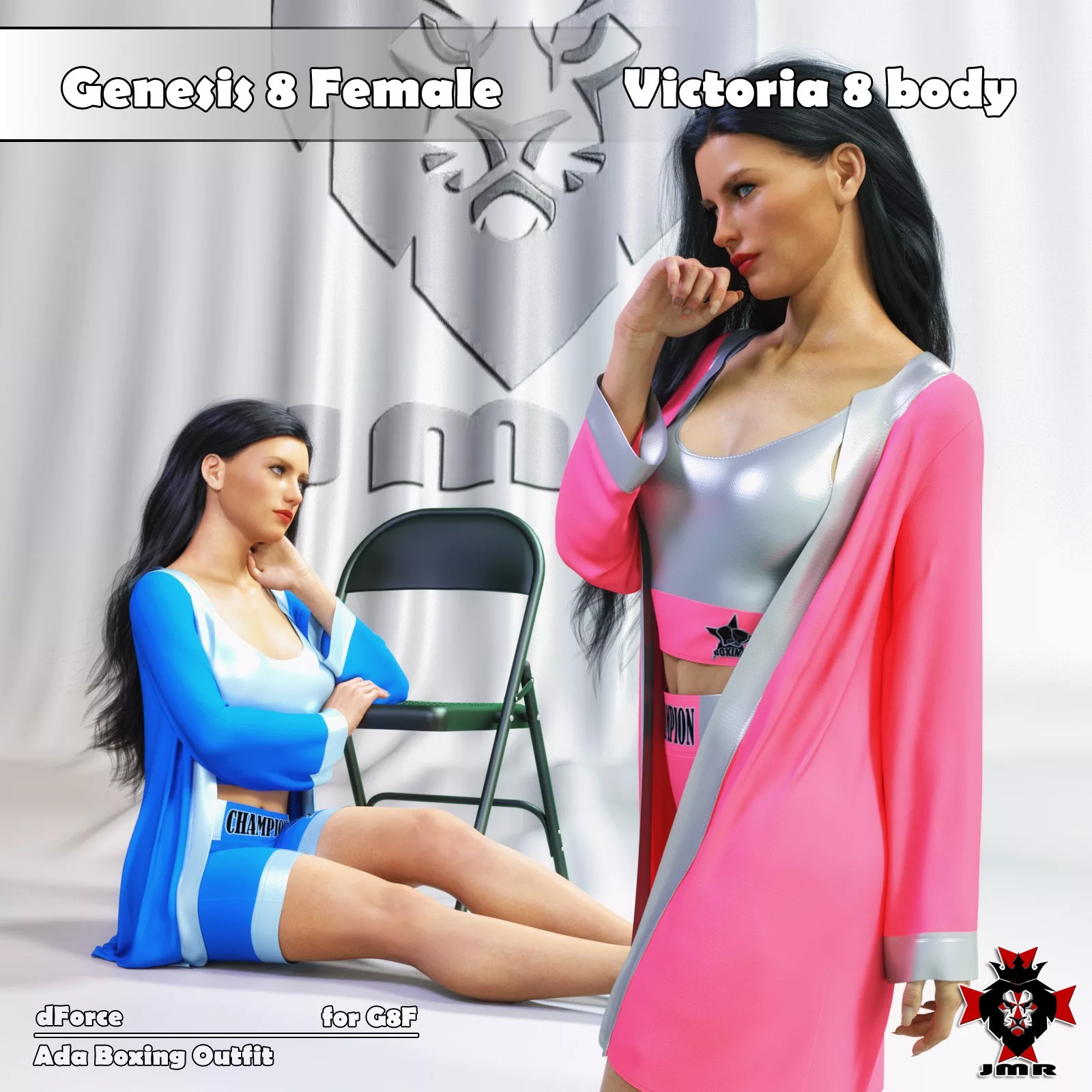 JMR dForce Ada Boxing Outfit for G8F