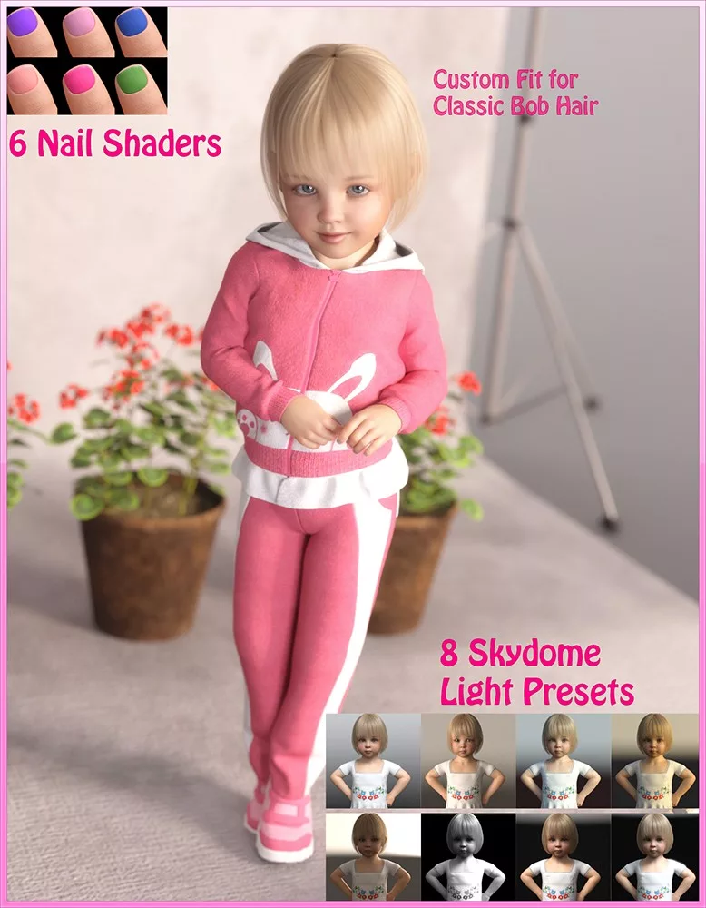 Scarlett Toddler for Genesis 8 Female