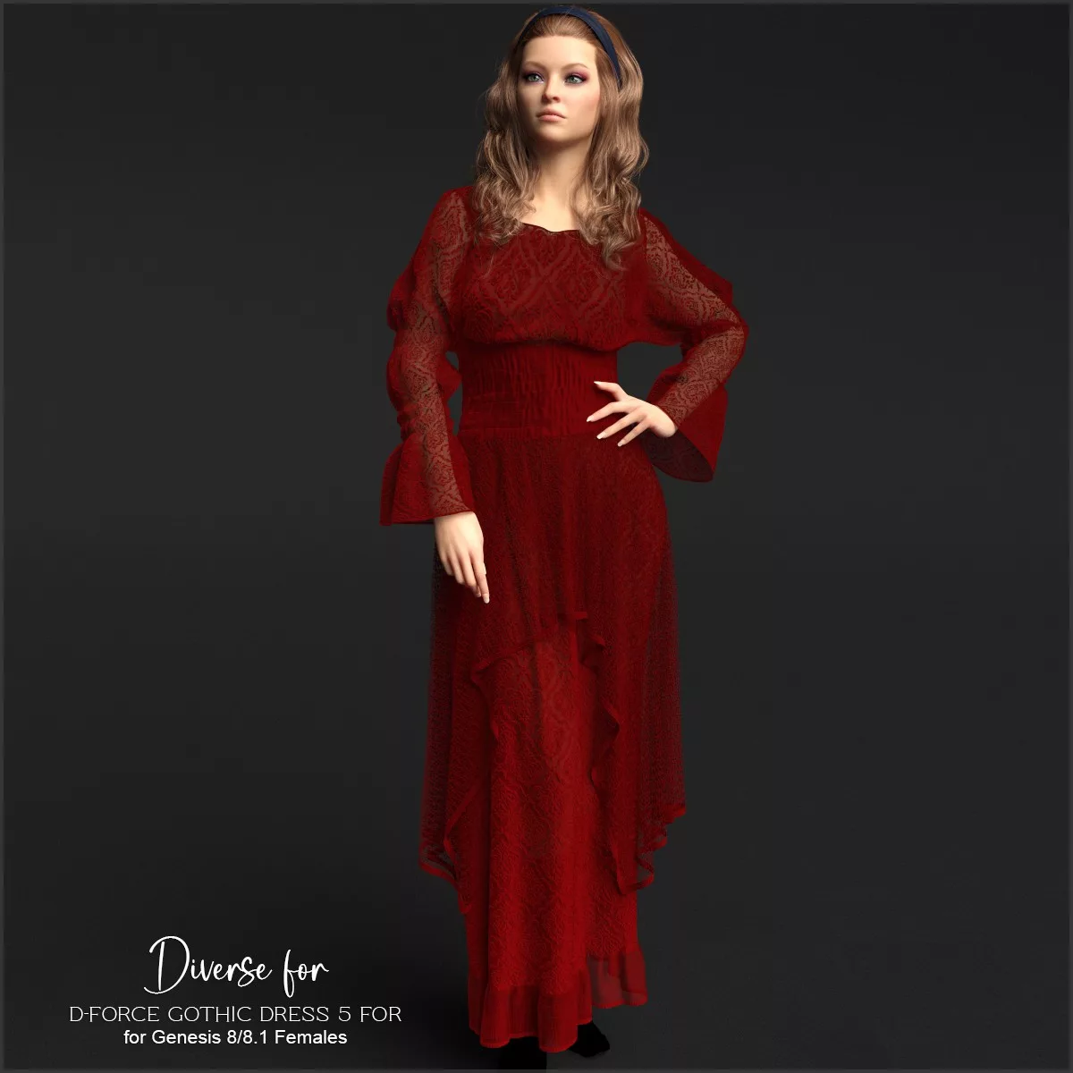 Diverse for D-Force Gothic Dress 5