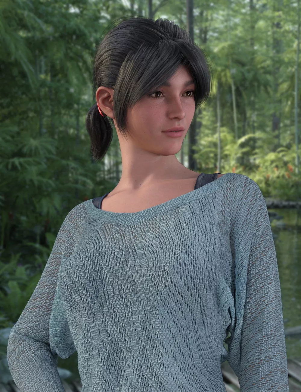 JL Hair Pony Sets for Genesis 9 and Victoria 9