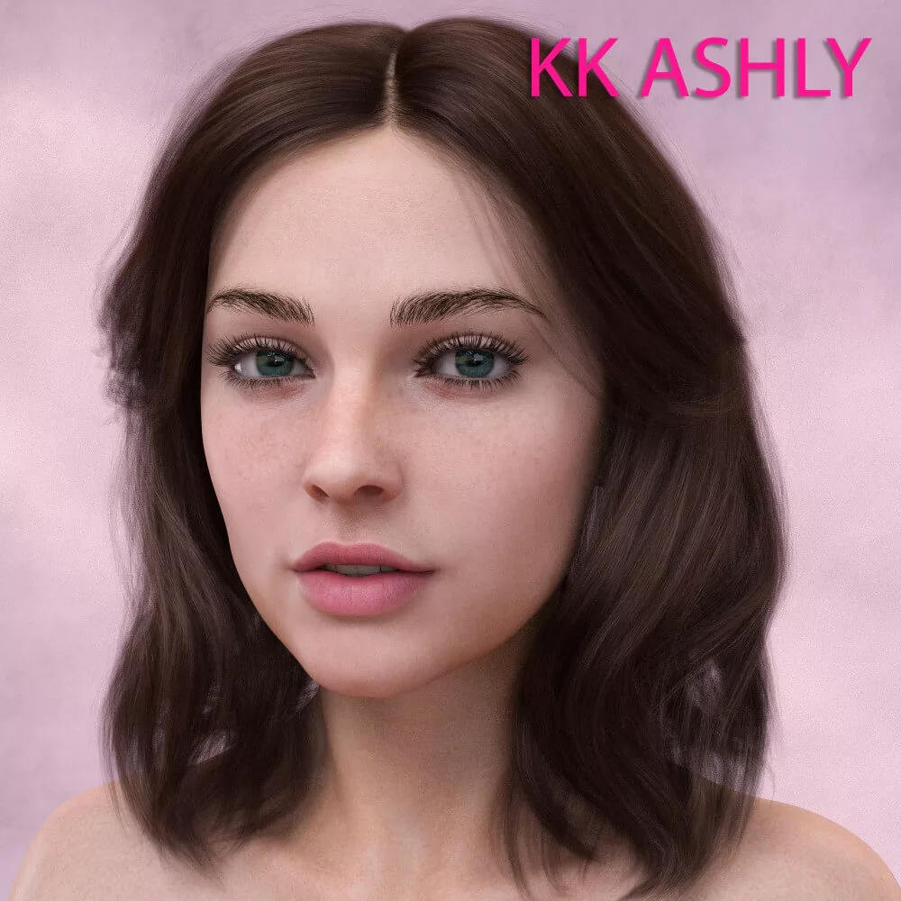 Kk Ashly Character for Genesis 8.1 Female