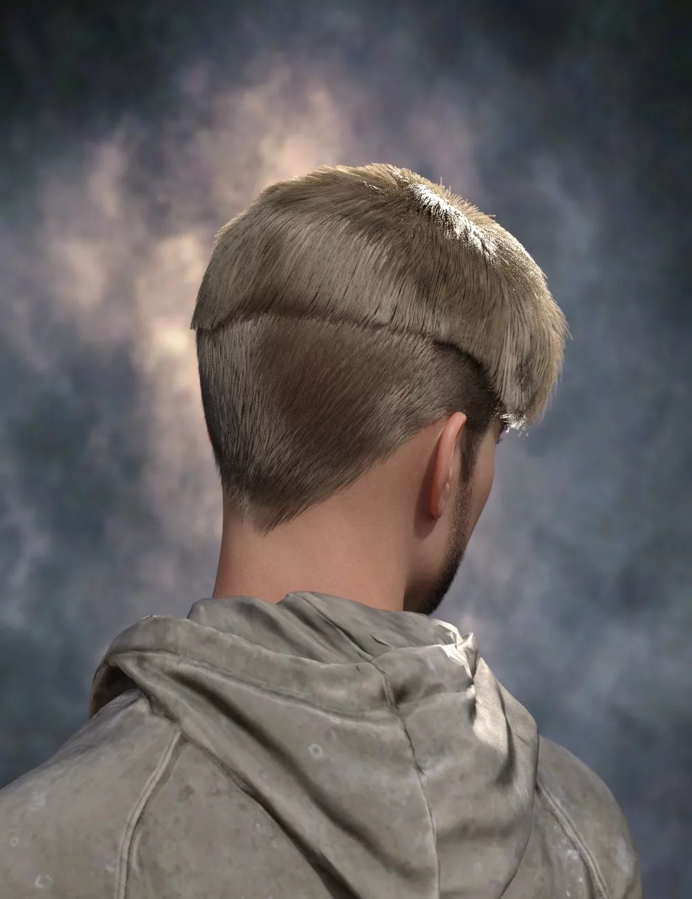 Lee Roy dForce Bowl Hair For Genesis 9 and 8 Male