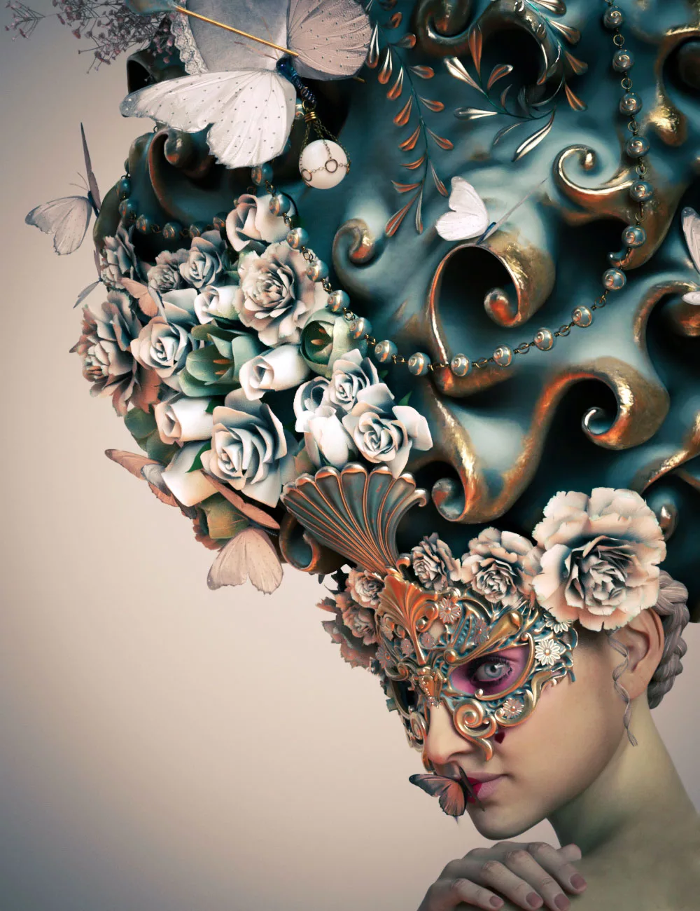 Madame Pompadour Rococo Collection for Genesis 9, 8.1, and 8