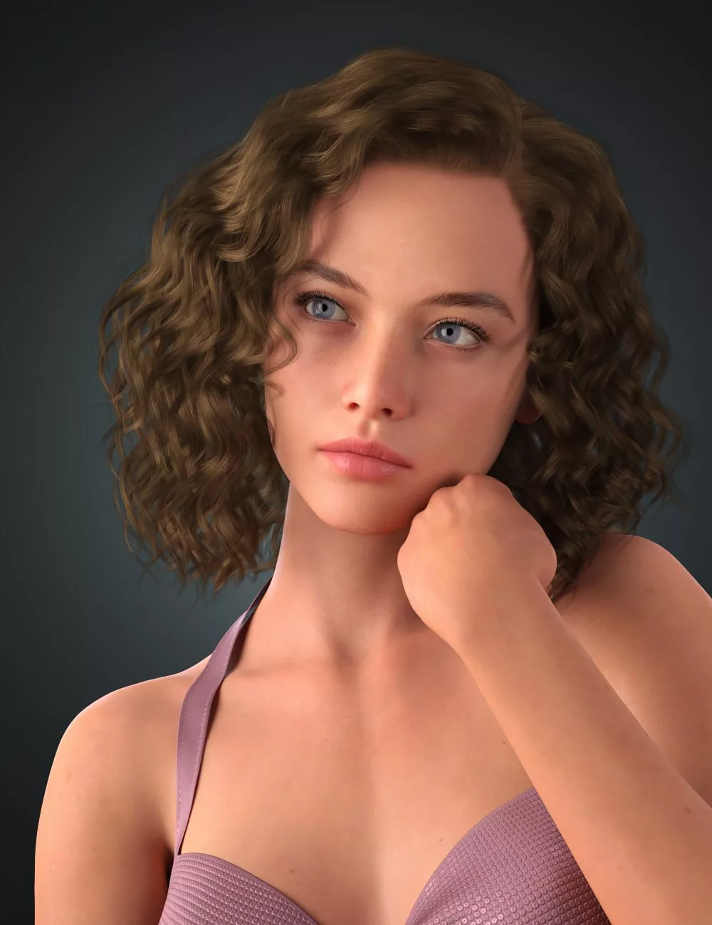 Nakitia Hair For Genesis 9 and 8 Female