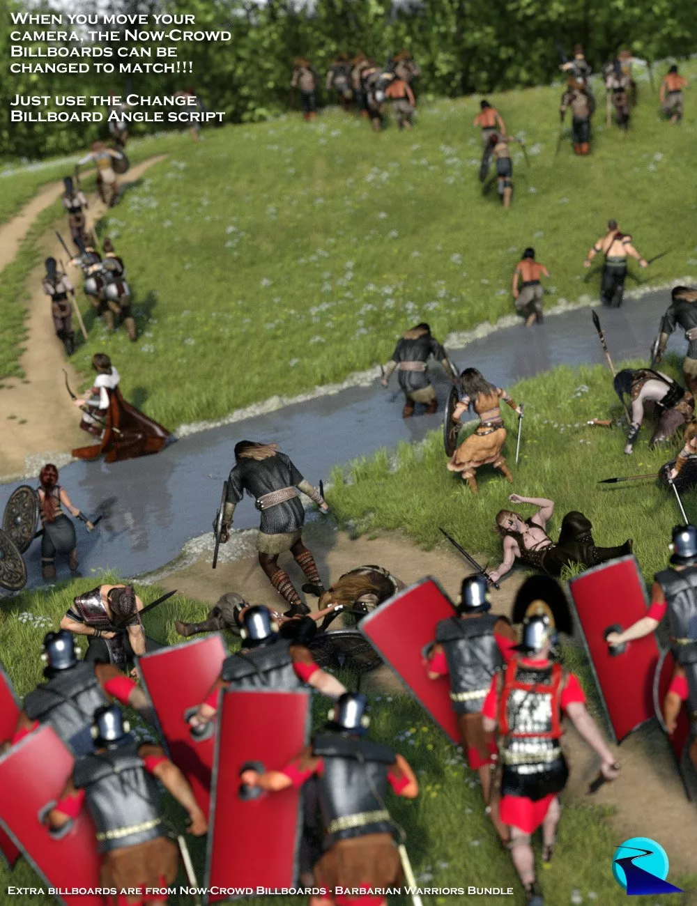 Now-Crowd Billboards - Roman Legionaries Charging (Roman Legion Vol II)