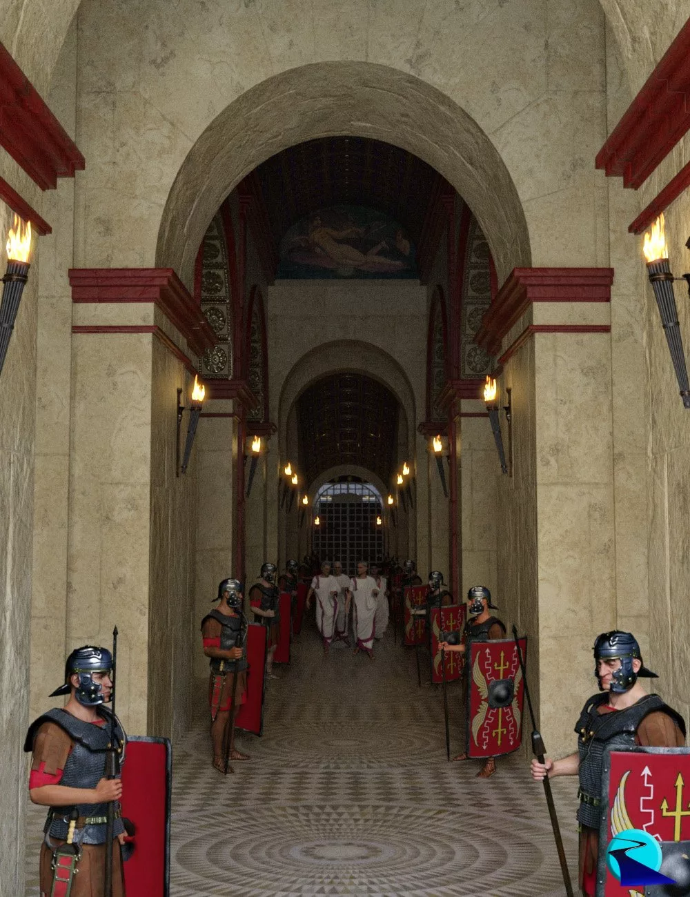 Now-Crowd Billboards - Roman Legionaries Guarding (Roman Legion Vol IV)