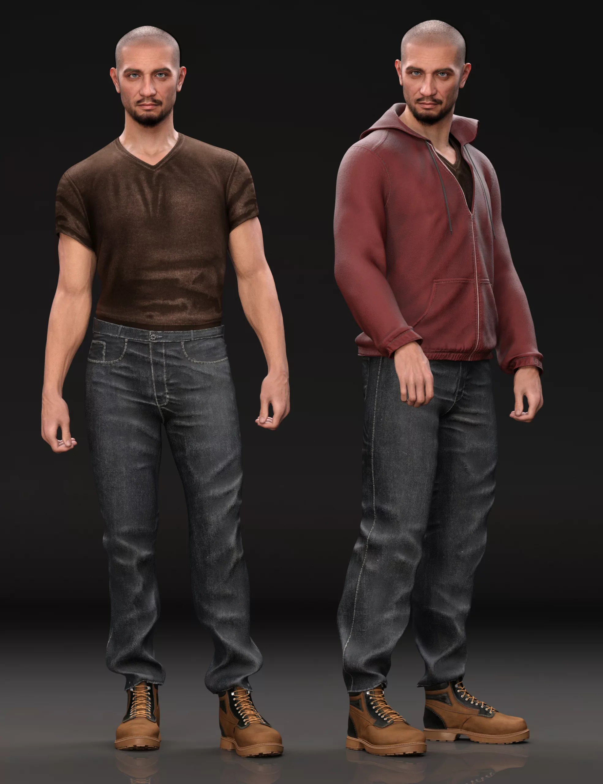 dForce Bristol Ridge Outfit for Genesis 9