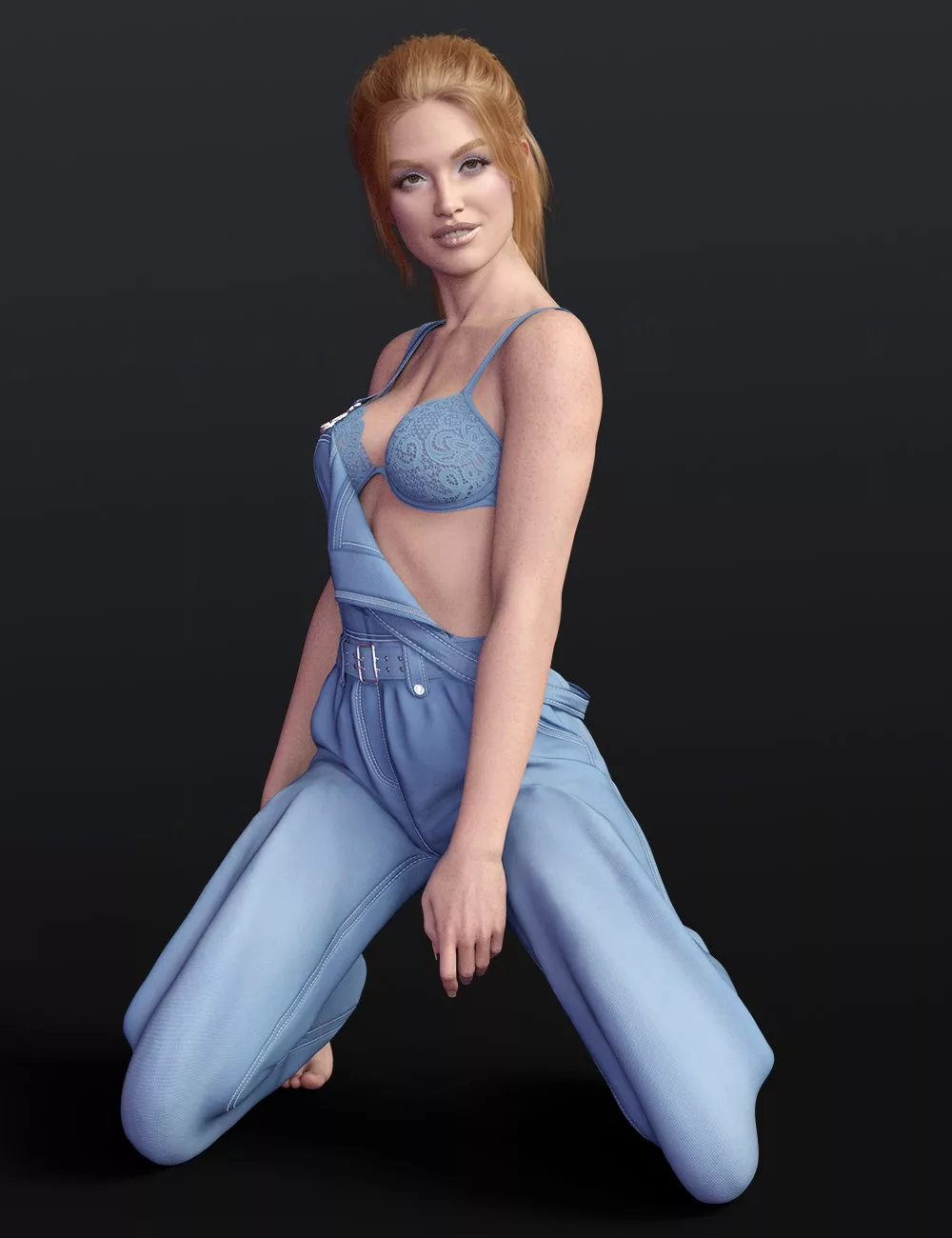 X-Fashion Overall Outfit for Genesis 9