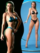 Z Muscular Beauty Shape and Pose Mega Set for Genesis 8 and 8.1 Female