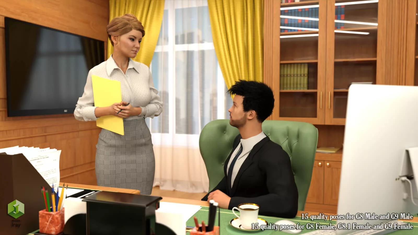 ALX Boss and Secretary Poses for G8F, G8.1F, G8M, Genesis 9