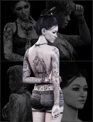 FPE Monochrome Tattoos for Genesis 9