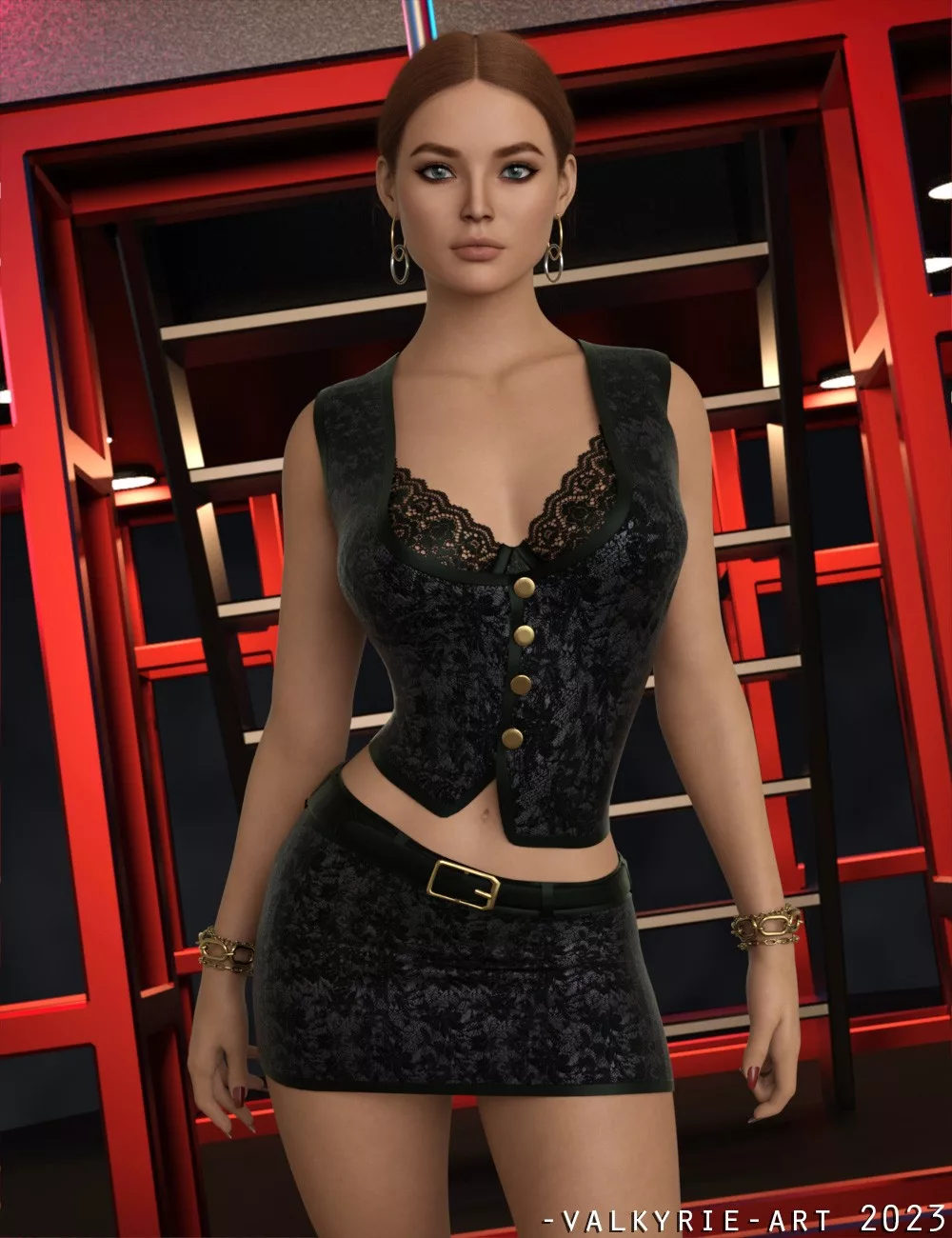 InStyle - Women Streetwear dforce outfit for Genesis 9,8 & 8.1 Females