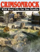 Crimsonrock Wild West City for DS Iray
