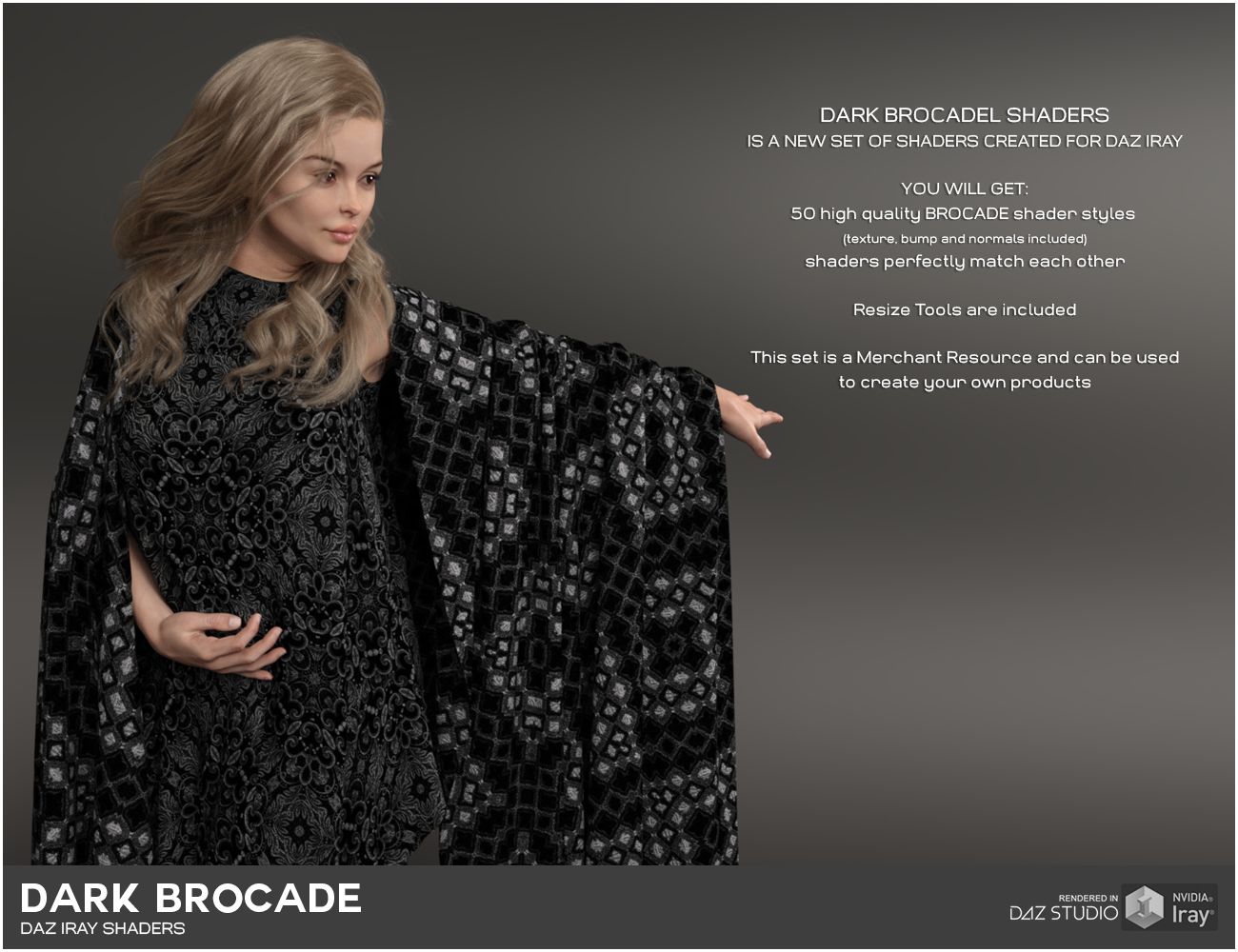 Daz Iray – Dark Brocade