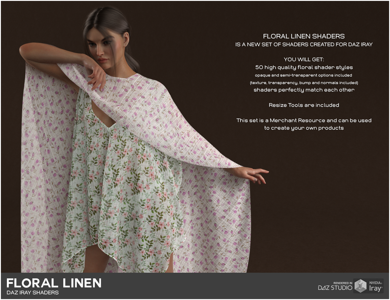 Daz Iray – Floral Linen