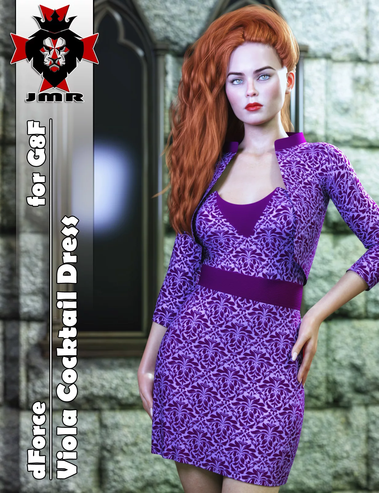 JMR dForce Viola Cocktail Dress for G8F