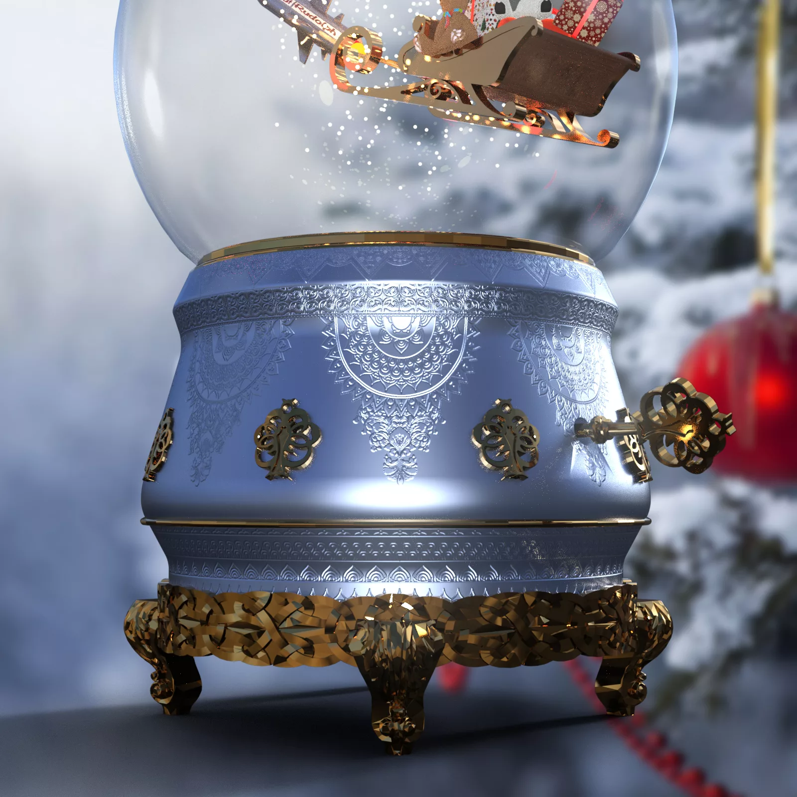 LBLC Christmas Wishes Globe