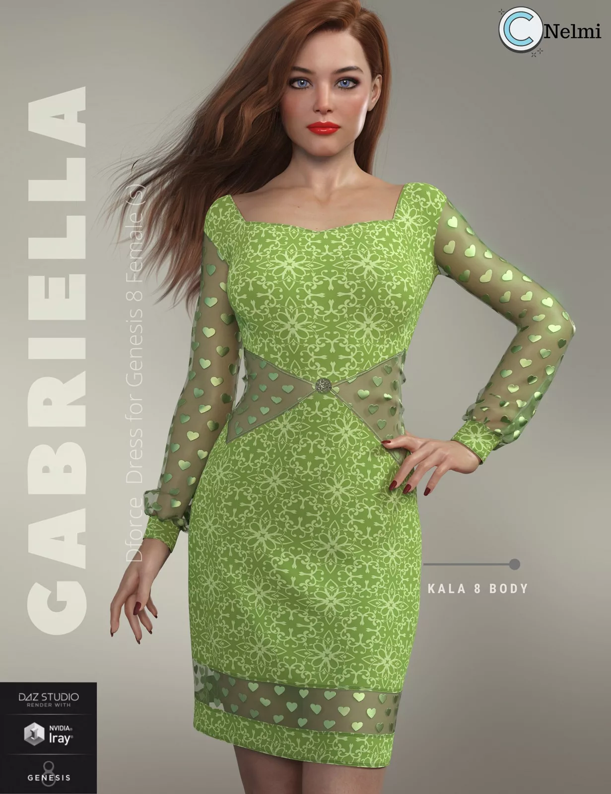 Nelmi - Dforce Gabriella Dress G8F