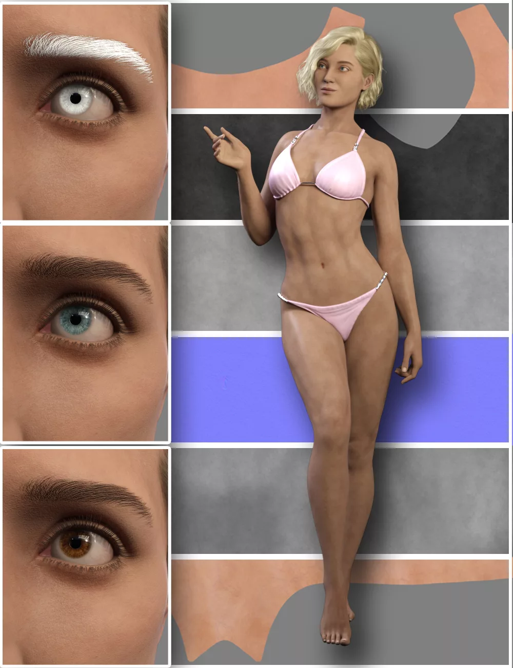 Raw Skins 3 Merchant Resource Textures for Genesis 9