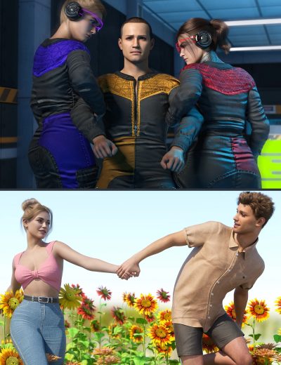 zpullinganddraggingcoupleposesforgenesis9and800maindaz3d