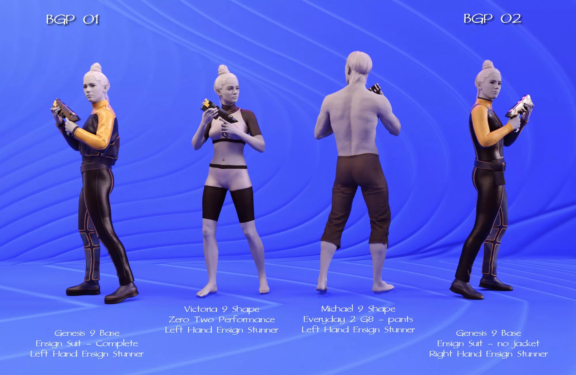 Boldly Going Poses for Genesis 9