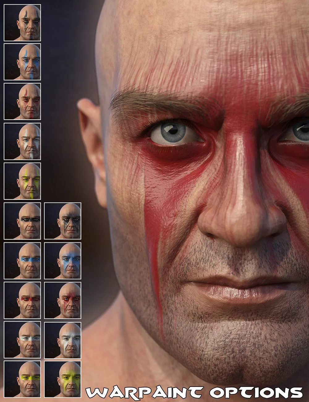 Classic Barbarian HD Character for Genesis 9