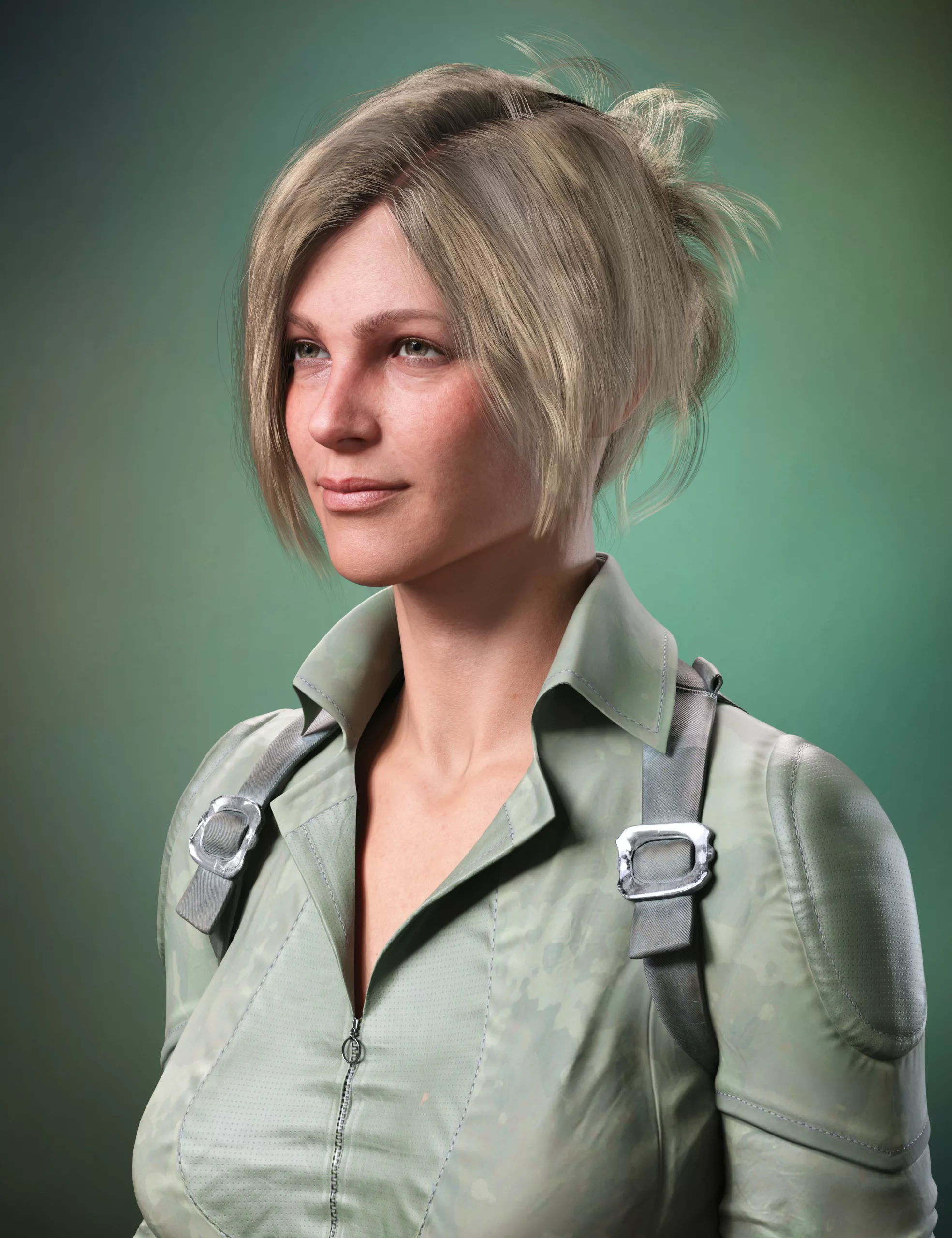 dForce Alisse Hair for Genesis 9